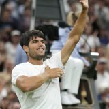 Mission accomplie pour Carlos Alcaraz KEYSTONE/AP/Alastair Grant